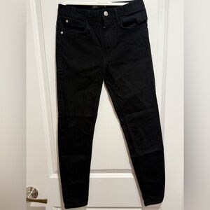 Zara Black Skinny Jeans Sleek Modern Fit
